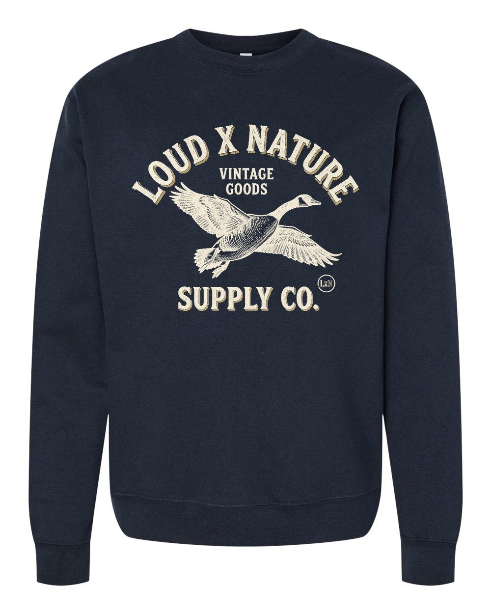 Northern Goose Crewneck — Navy
