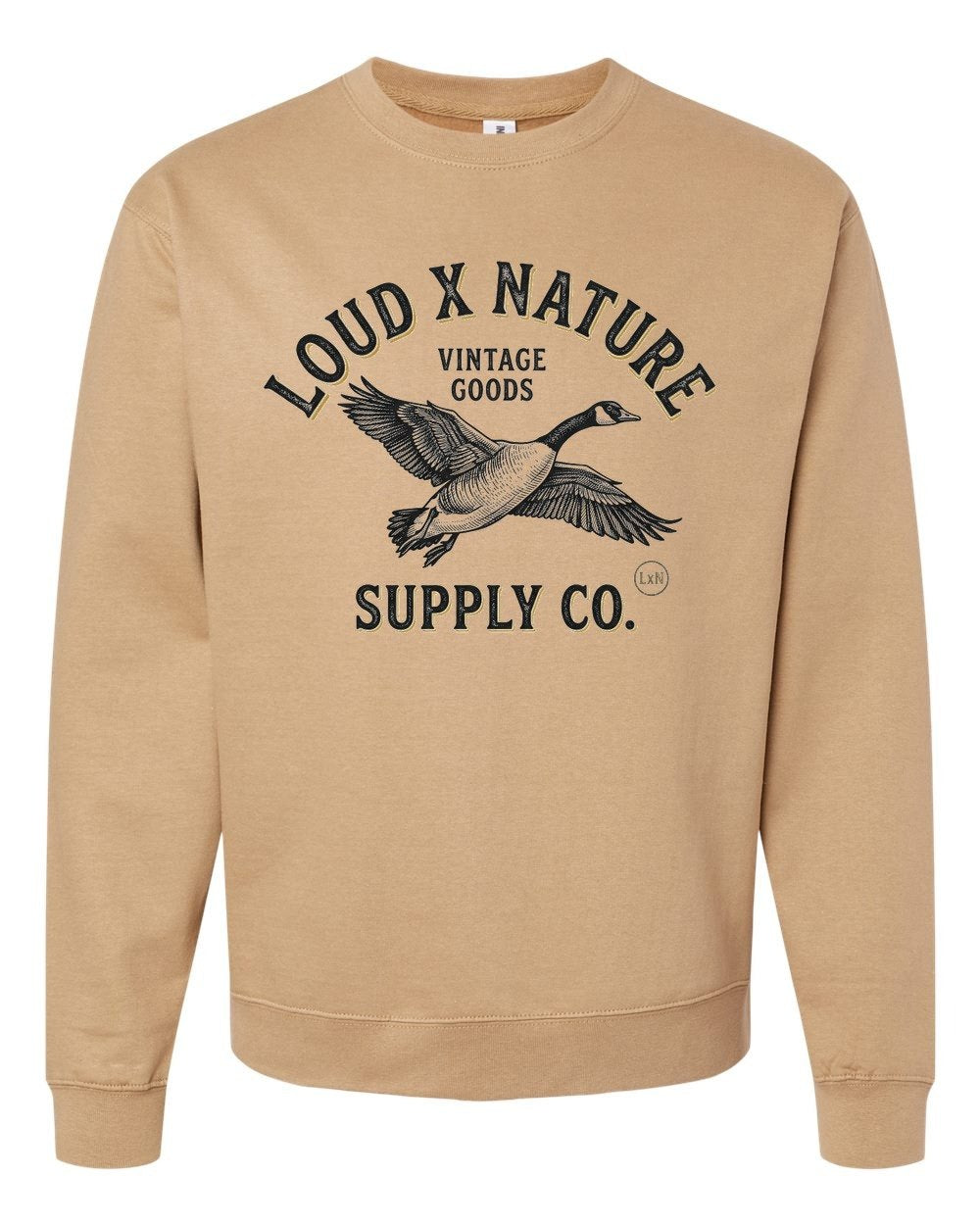 Northern Goose Crewneck — Sandstone