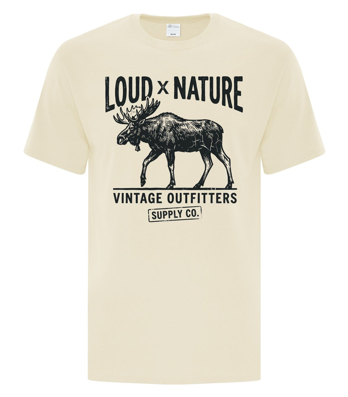 Moose Vintage Goods Tee — Natural