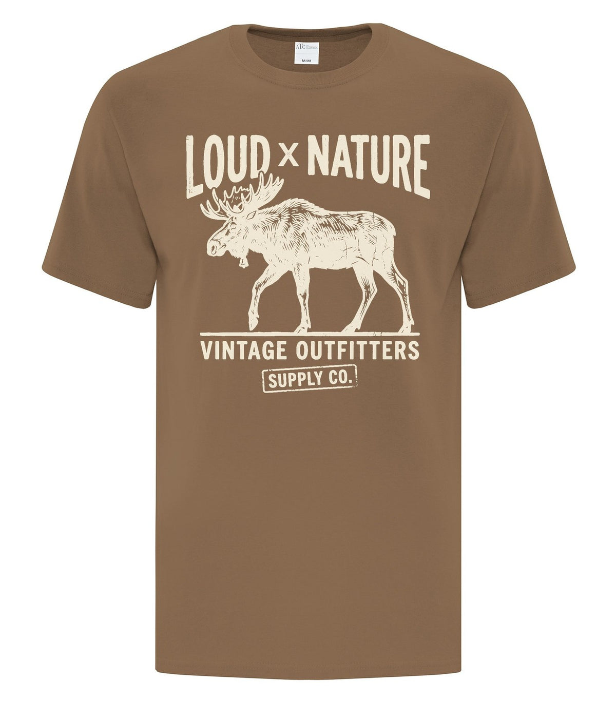 Moose Vintage Goods Tee — Woodland Brown