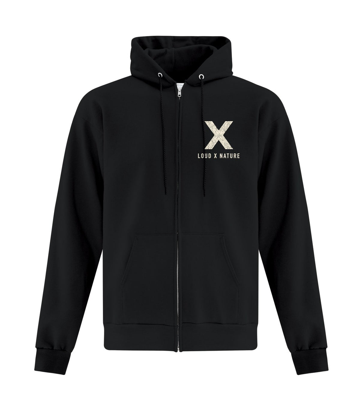 National Wilds Zip Hoodie — Black