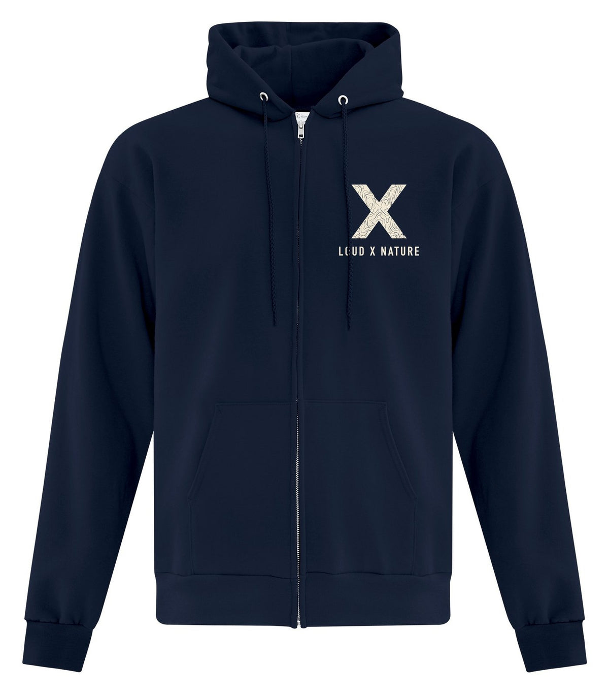 National Wilds Zip Hoodie — Navy