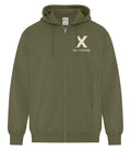 National Wilds Zip Hoodie — Military Green