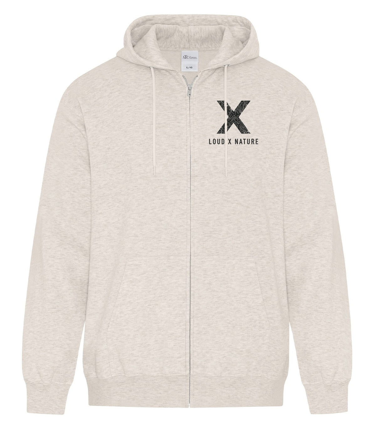 National Wilds Zip Hoodie — Oatmeal Heather