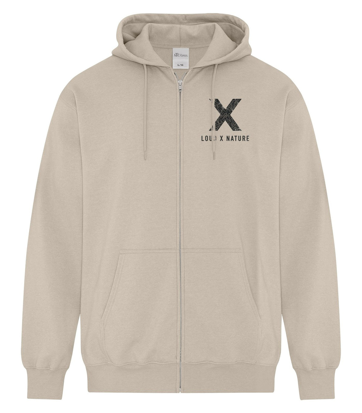 National Wilds Zip Hoodie — Sand