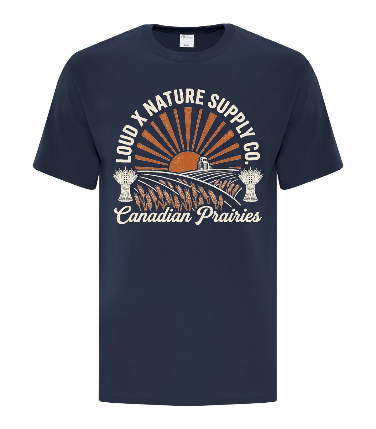 Prairie Sunrise Tee — Navy