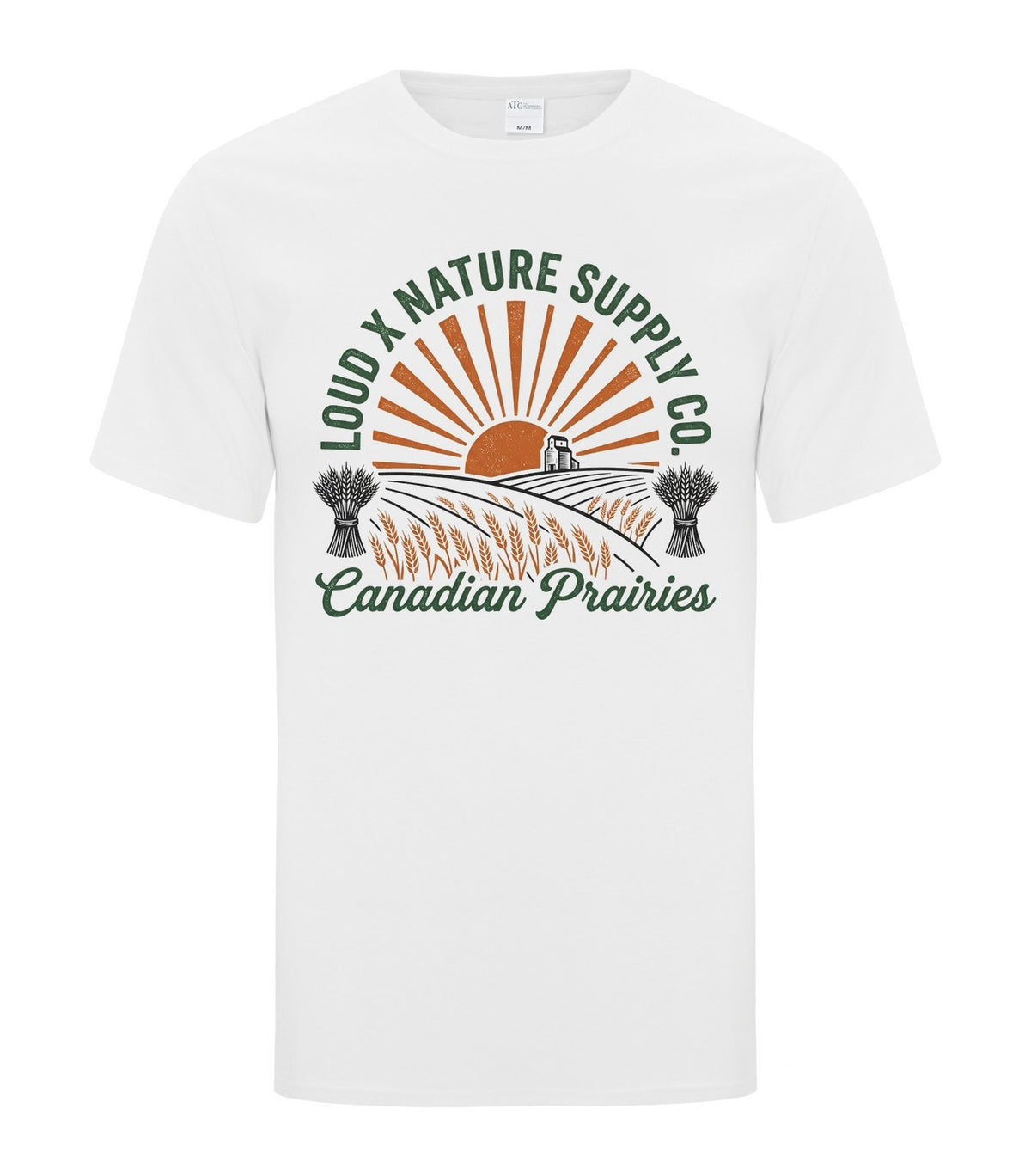Prairie Sunrise Tee — White