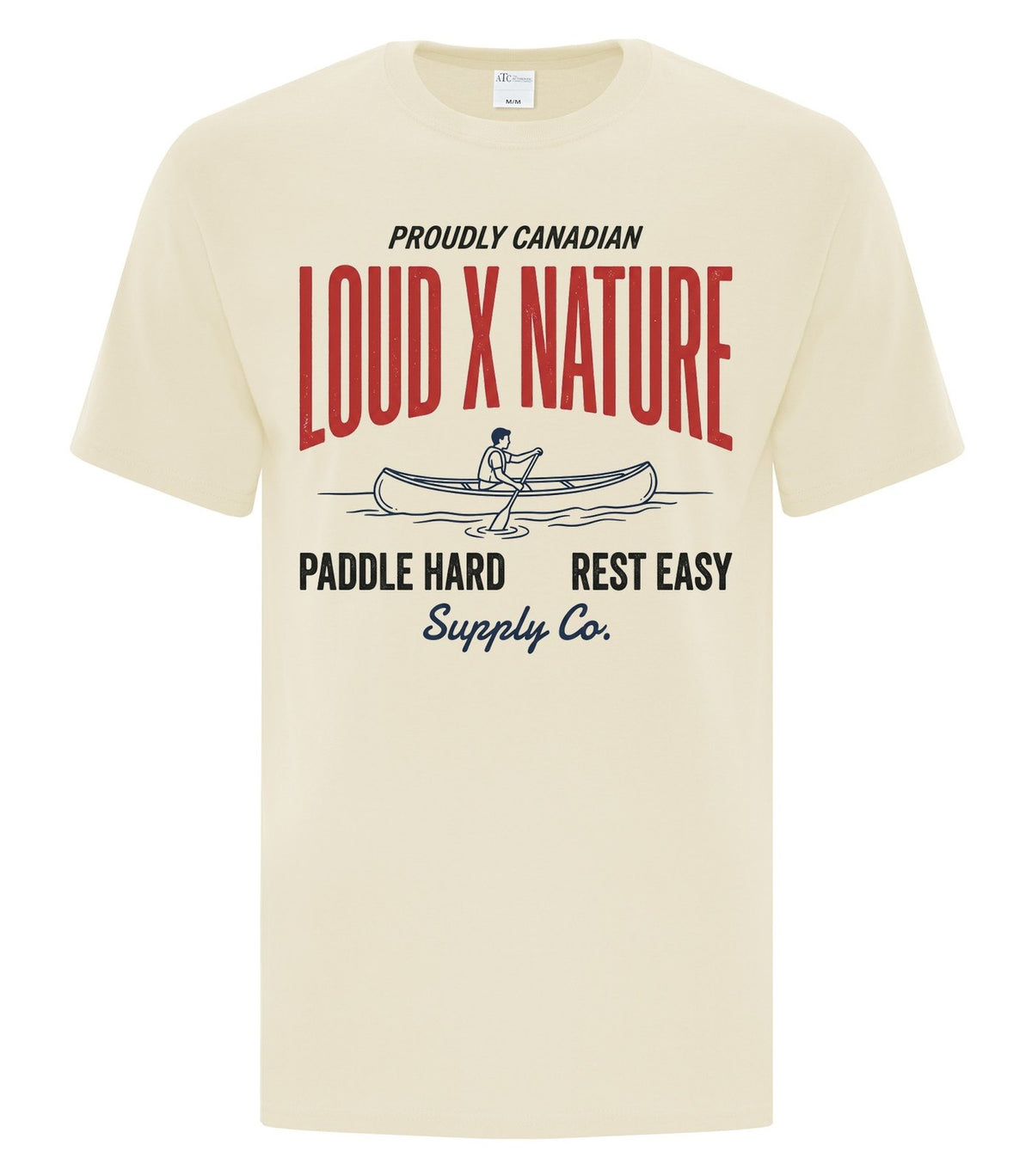 Proudly Canadian Tee — Natural