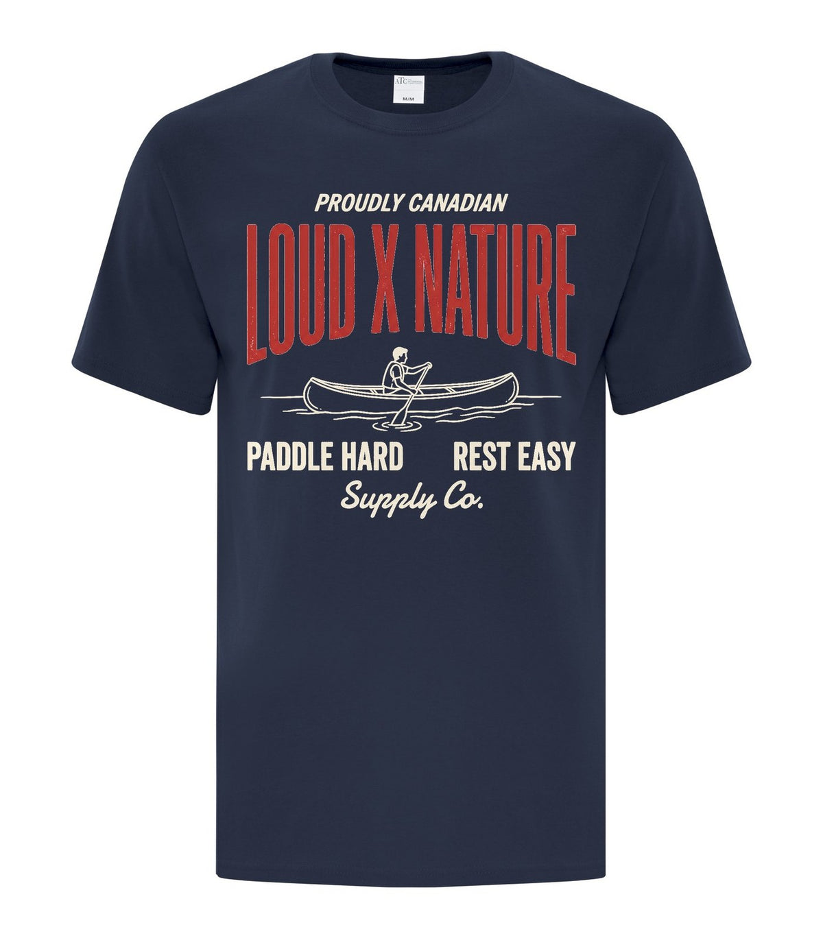 Proudly Canadian Tee — Navy