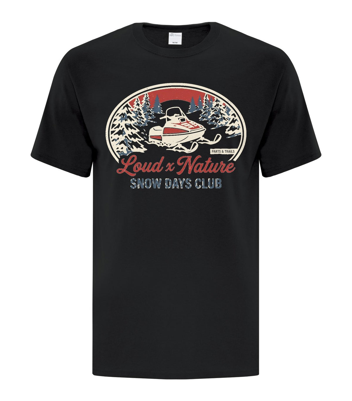 Snow Days Tee — Black