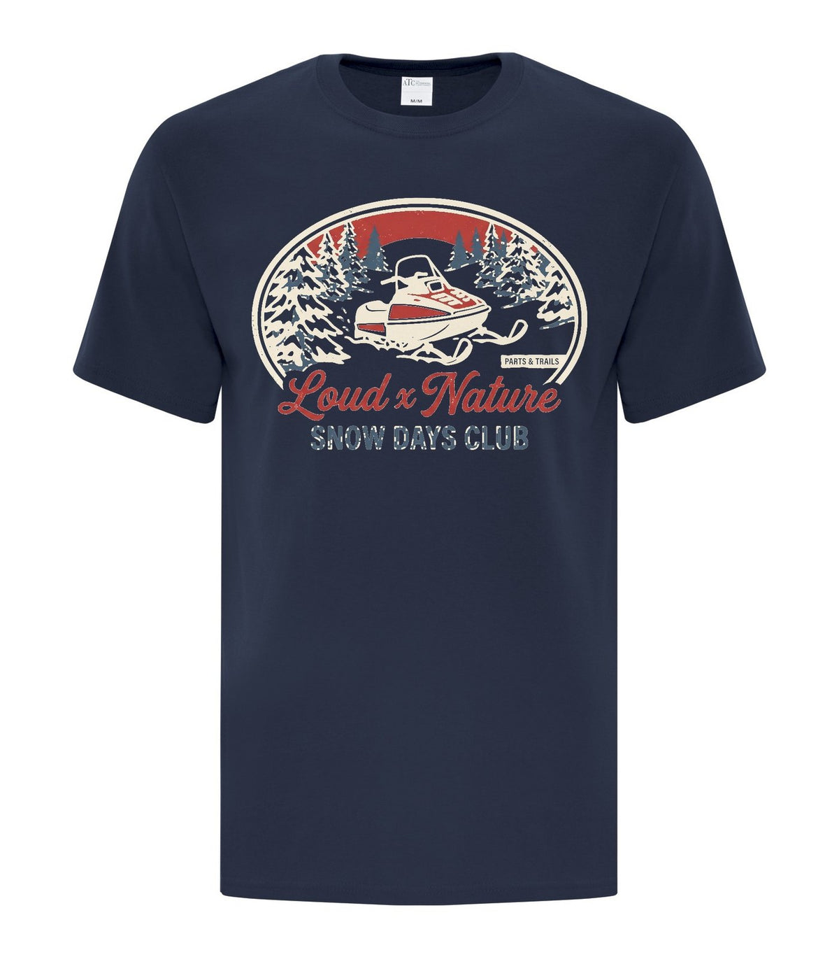 Snow Days Tee — Navy