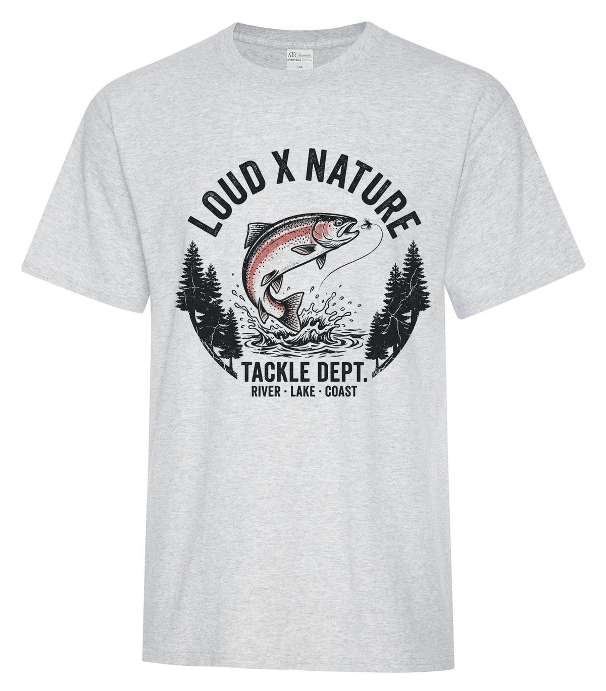 Tackle Department Tee — Ash Grey