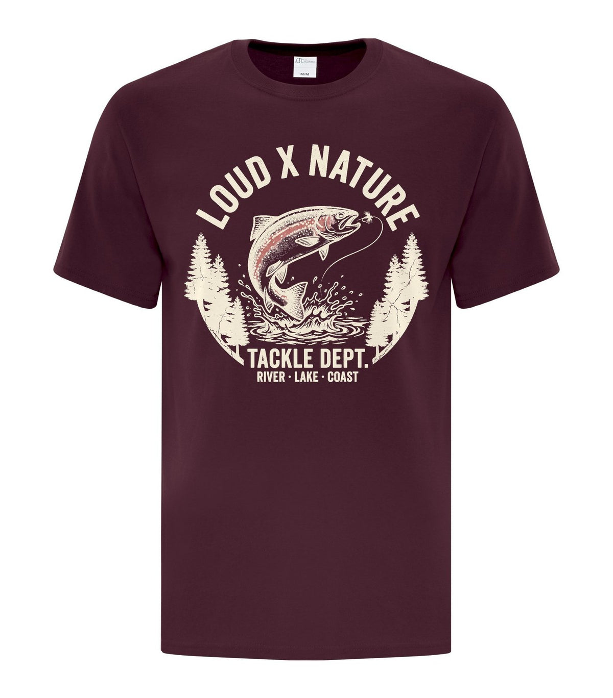 Tackle Department Tee — Maroon