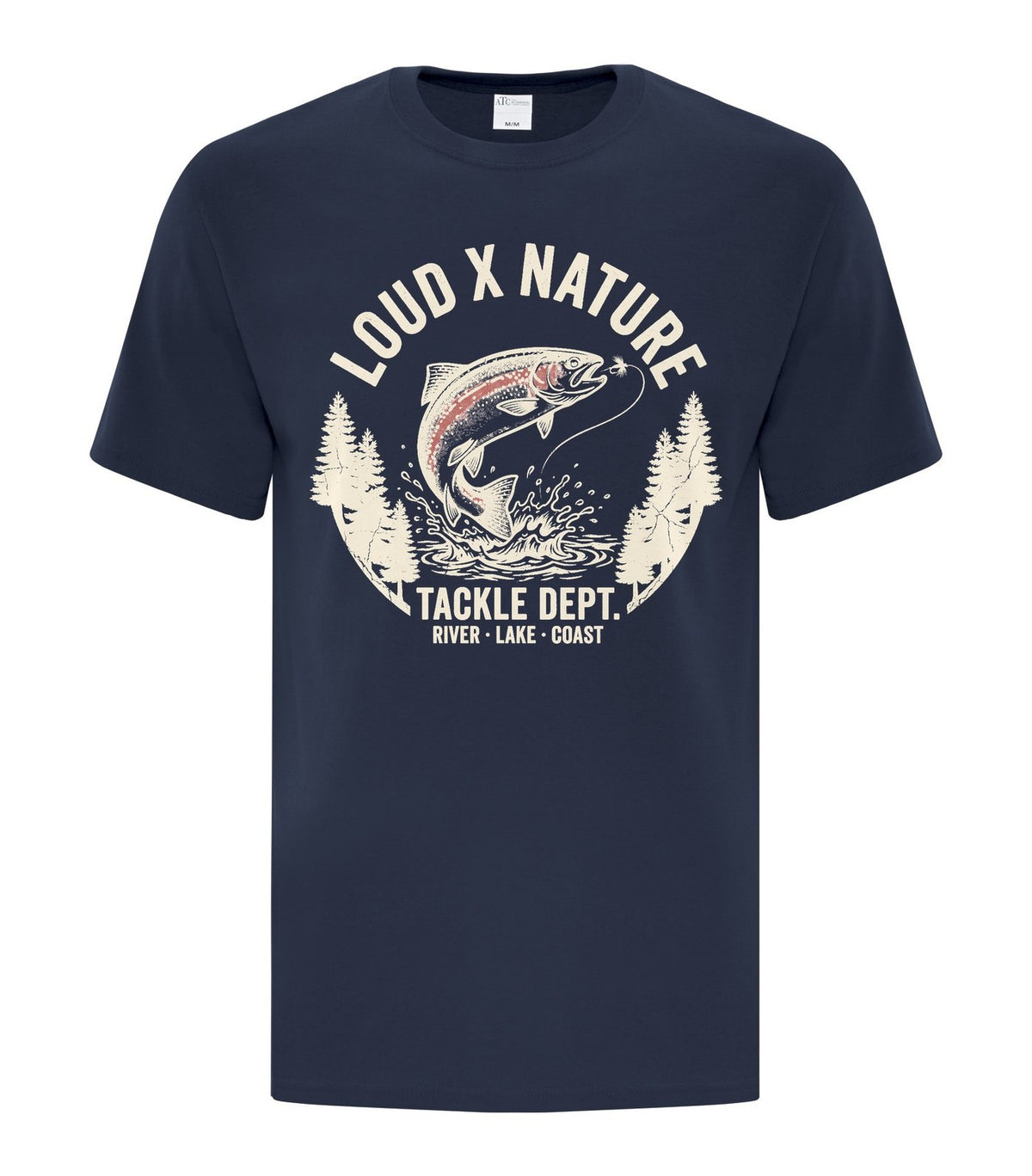Tackle Department Tee — Navy