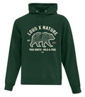 Topo Bear Hoodie — Forest Green