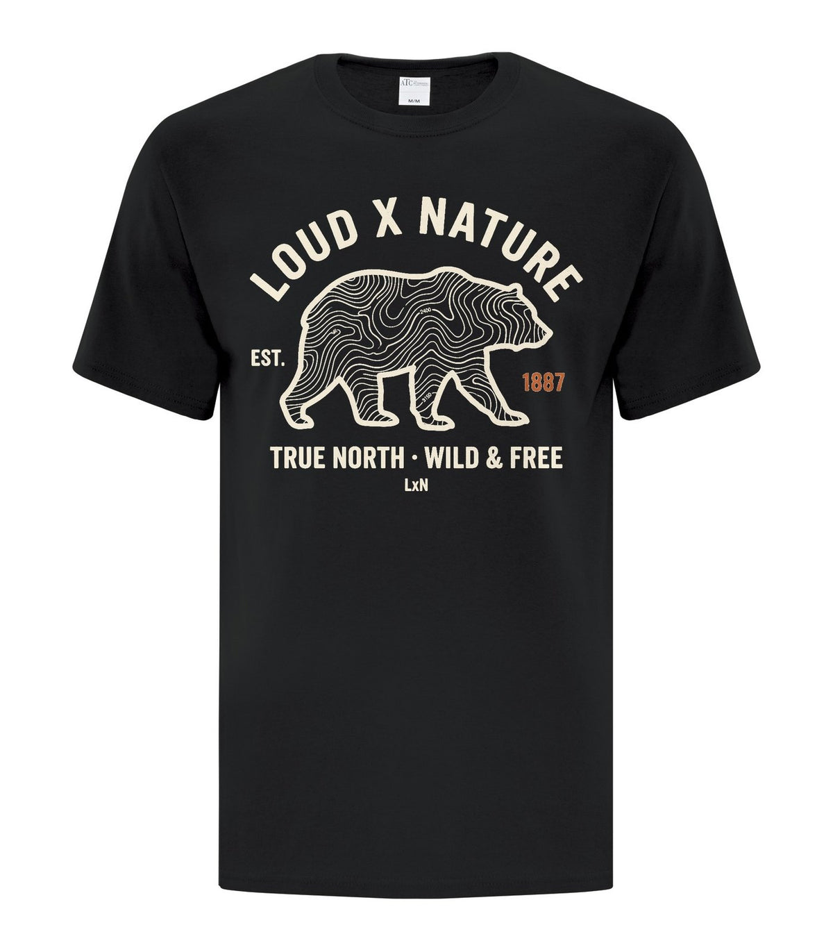 Topo Bear Tee — Black