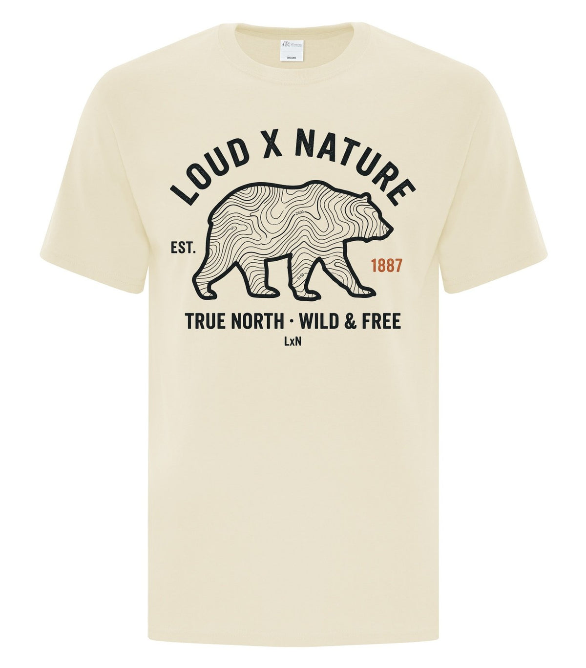 Topo Bear Tee — Natural