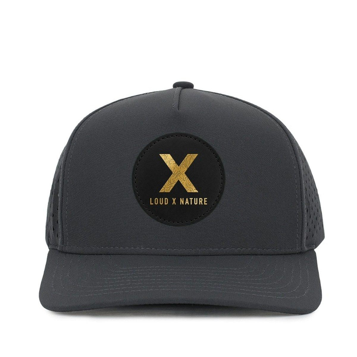 Topo X Leather Patch Cap — Charcoal