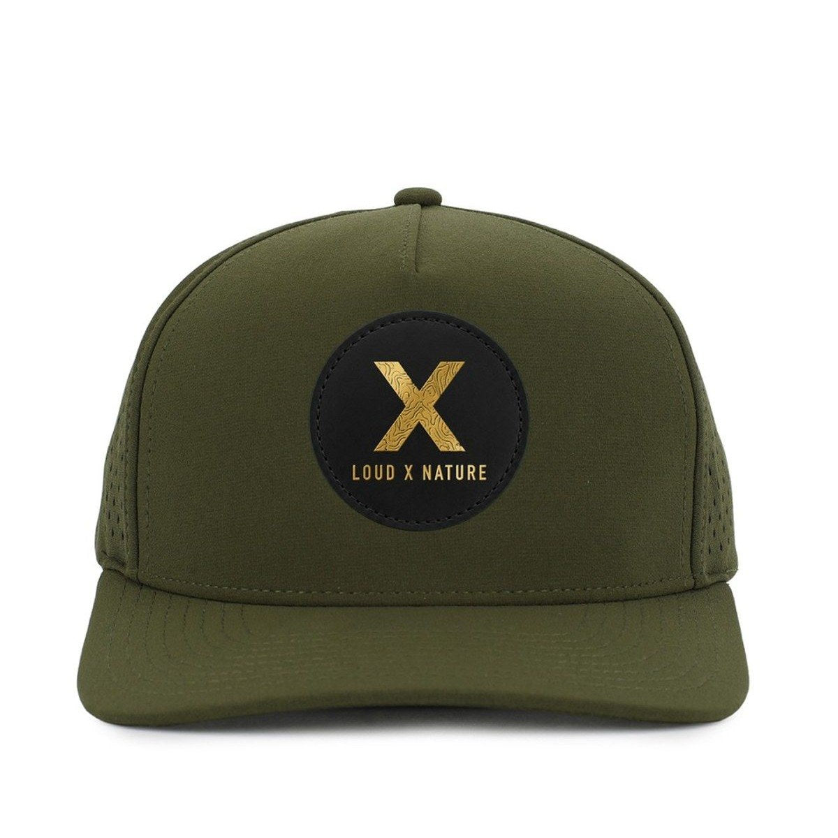 Topo X Leather Patch Cap — Forest Green