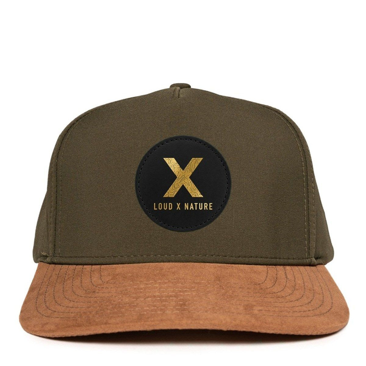 Topo X Leather Patch Cap — Olive