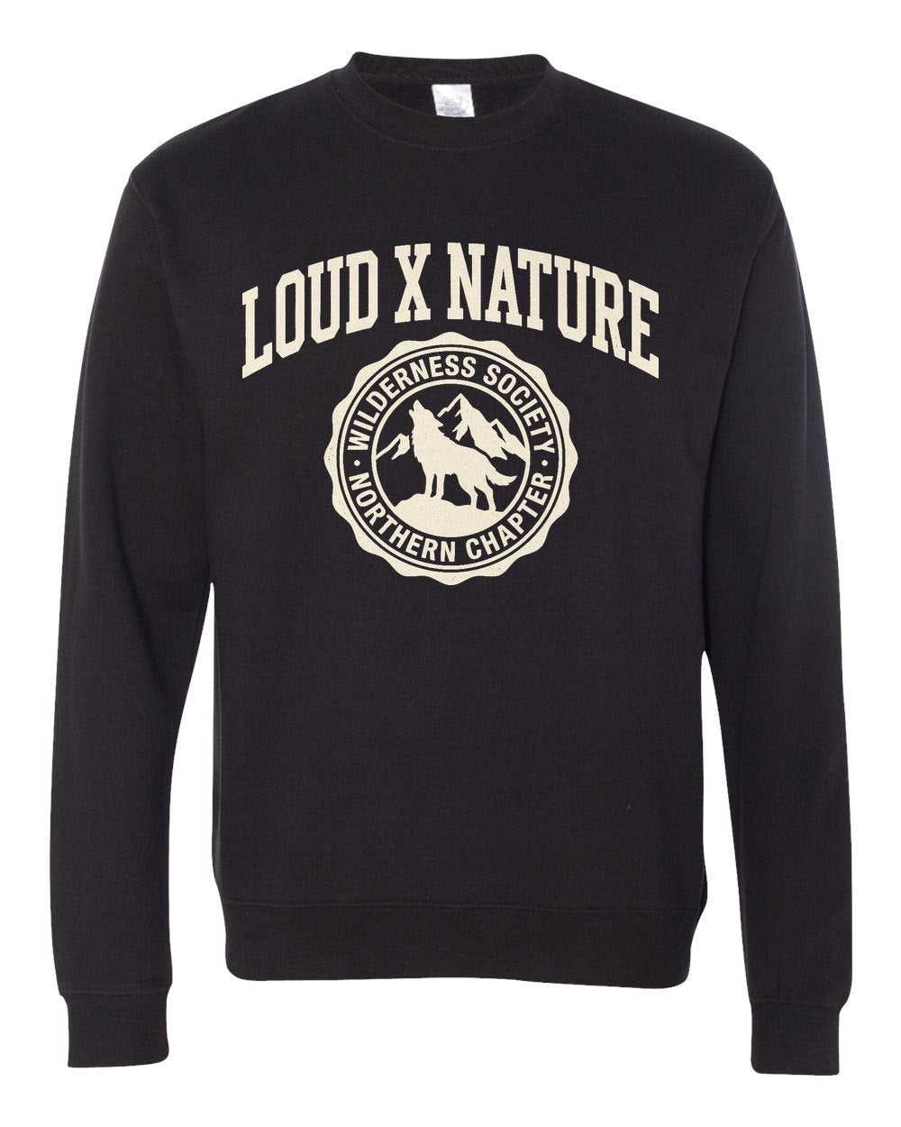 Wilderness Society Crewneck — Black