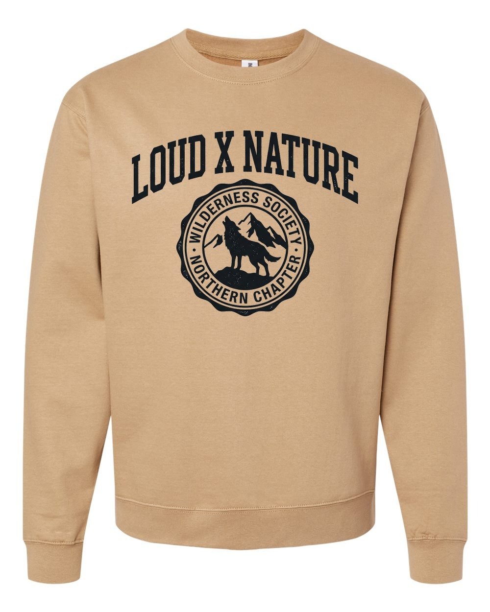 Wilderness Society Crewneck — Sandstone